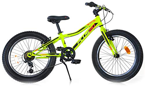 Aurelia Fatbike 20 Zoll 36 cm Jungen 6G Felgenbremse Lime